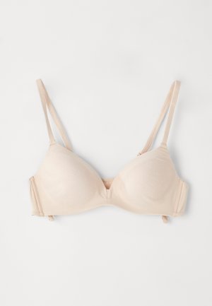 BASIC BRA FRONT HOOKS - Grudnjaci za nošenje ispod majice kratkih rukava - black/beige