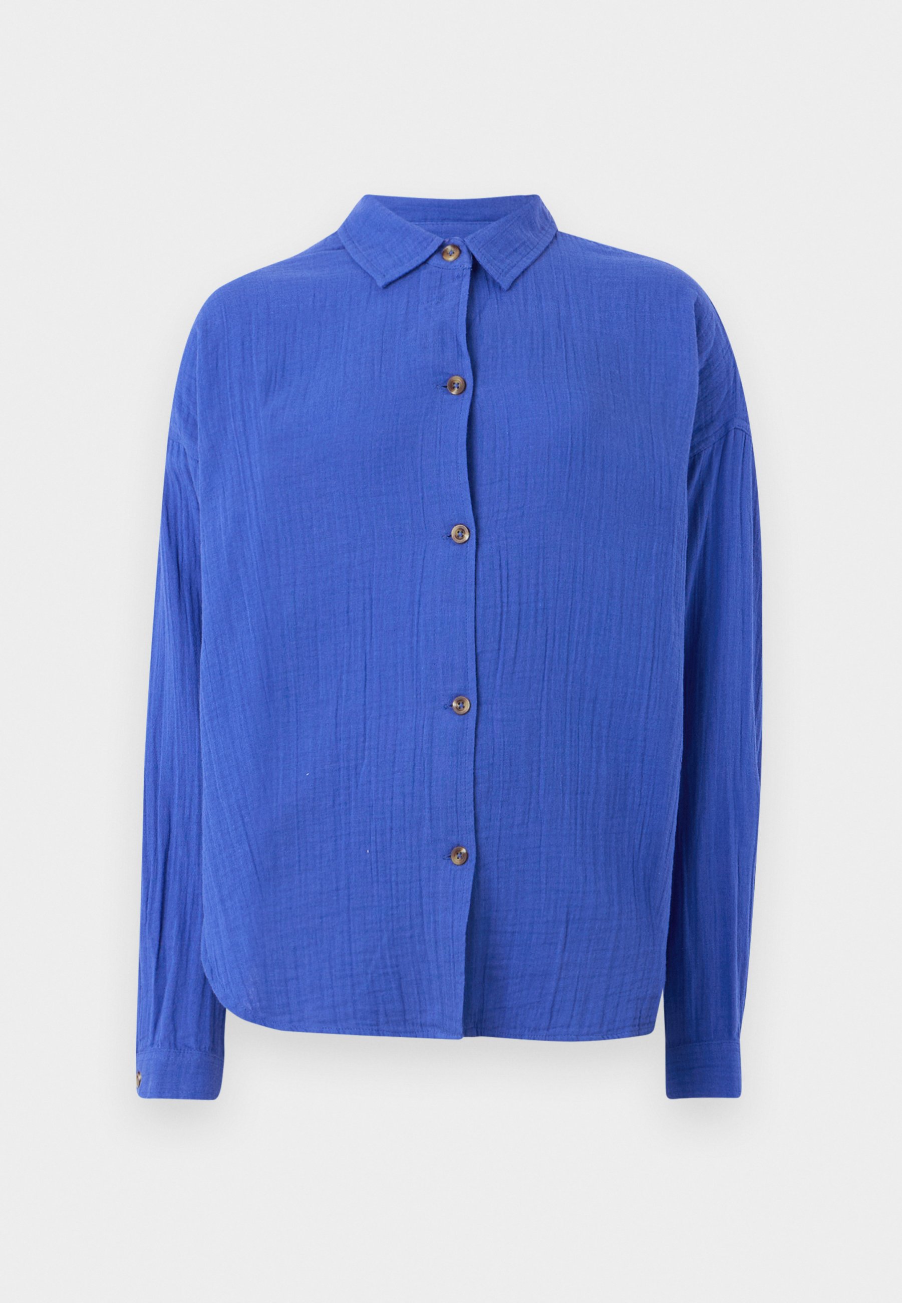 売れ筋商品|||ロキシー シャツ レディース トップス MORNING TIME - Button-down blouse - dazzling blue Roxy MORNING TIME - Button-down blouse - dazzling blue/blue