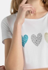 More & More Camiseta estampada - white