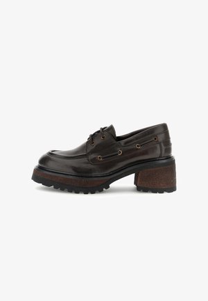 CAFèNOIR, MOCCASINS - Bootschoenen - dark brown