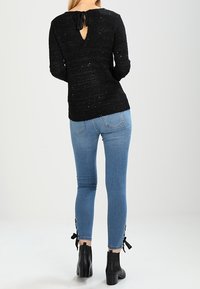 VILA Jersey de punto - black