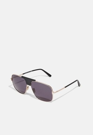 Tom Ford TEX - Slnečné okuliare - shiny rose gold-coloured/smoke