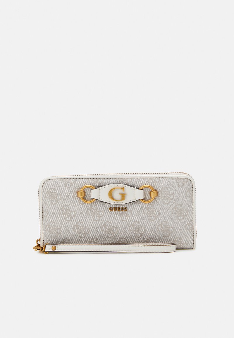 Guess IZZY LARGE ZIP AROUND Wallet dove/white Zalando.co.uk