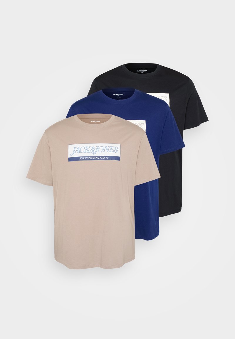 jack & jones T-shirt print zwart