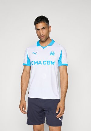 OM HOME REPLICA - Futbolo marškinėliai - white bleu azur