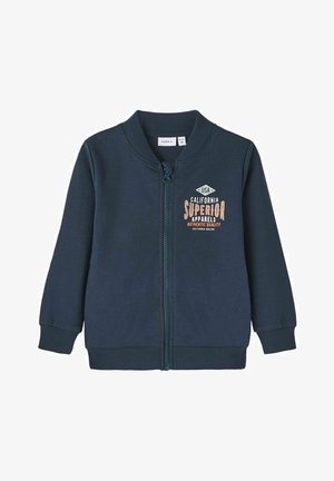 REGULAR FIT - Felpa con zip - dark sapphire