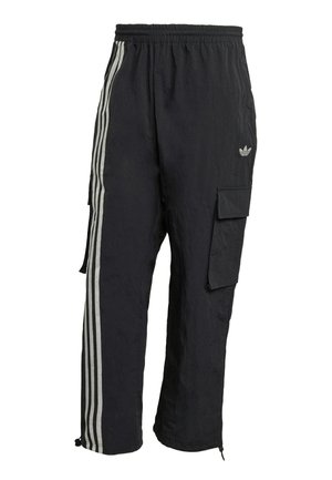 adidas Originals FRONT STRIPES  - Cargo trousers - black