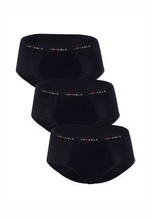 CULOTTE MESTRUALI FLUSSO ABBONDANTE - 3 PACK - Mutande mestruali - nero