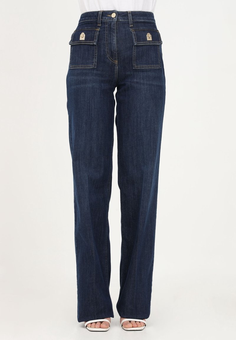 Elisabetta Franchi Vaqueros rectos - blue