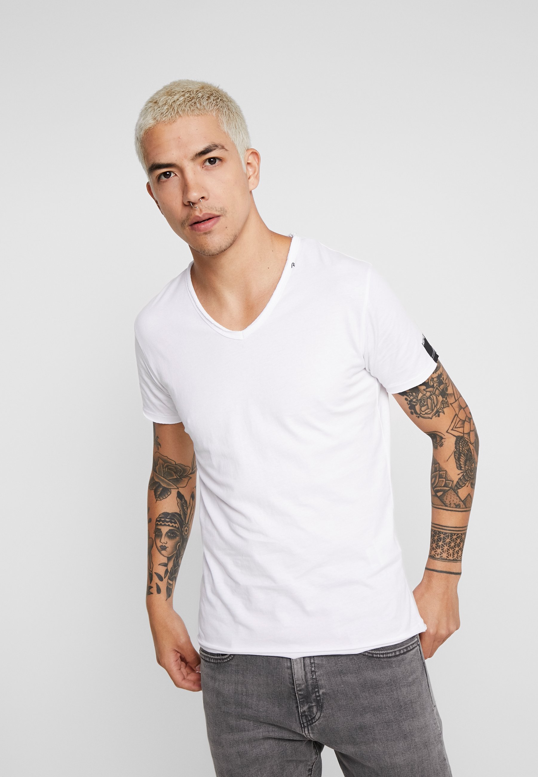 Replay T-Shirt Uomo In Cotone 100% - Maglietta Manica Corta Basic, Vestibilità Comoda
