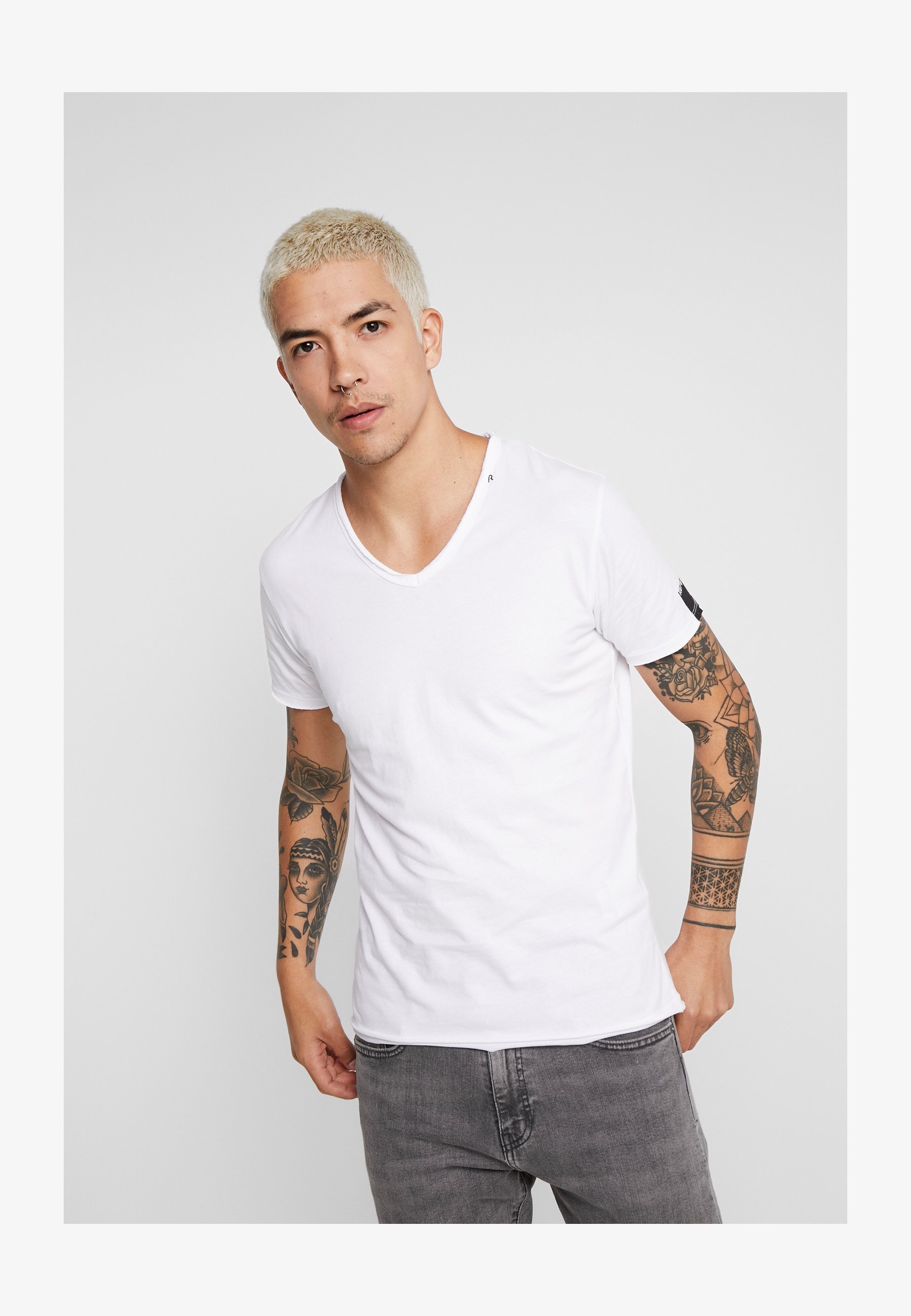 Replay T-Shirt Uomo In Cotone 100% - Maglietta Manica Corta Basic, Vestibilità Comoda