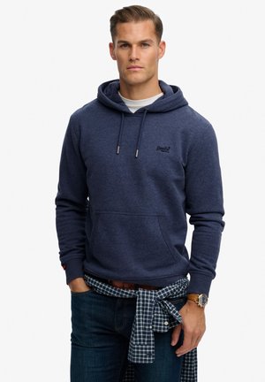 ESSENTIAL LOGO - Kapuzenpullover - heritage navy marl new