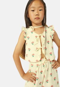 MIPOUNET Blusa - ecru  coral