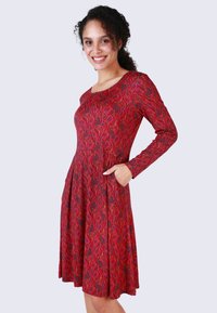 Lykka du Nord EPONIE - Jerseykleid - dark grape