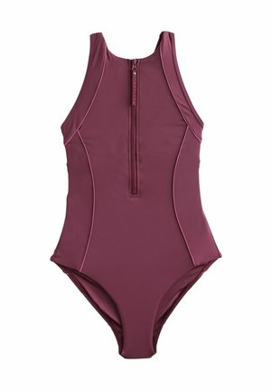 TALL FIT - ACTIVE HIGH NECK TUMMY CONTROL - Badeanzug - berry wine