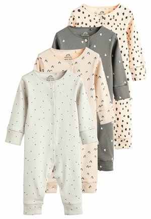 4 PACK REGULAR FIT - Natdragt - black grey