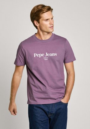Pepe Jeans DALE  - Camiseta estampada - aubergine purple