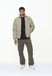 Pegador SOLIN CRUSHED PUFFER JACKET - Giacca invernale - mud beige