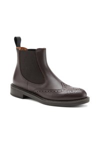 Frau Shoes CHELSEA - Botines camperos - dark brown