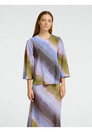 MIT 3/4 ÄRMELN PRINT - Bluse - cornflower blue