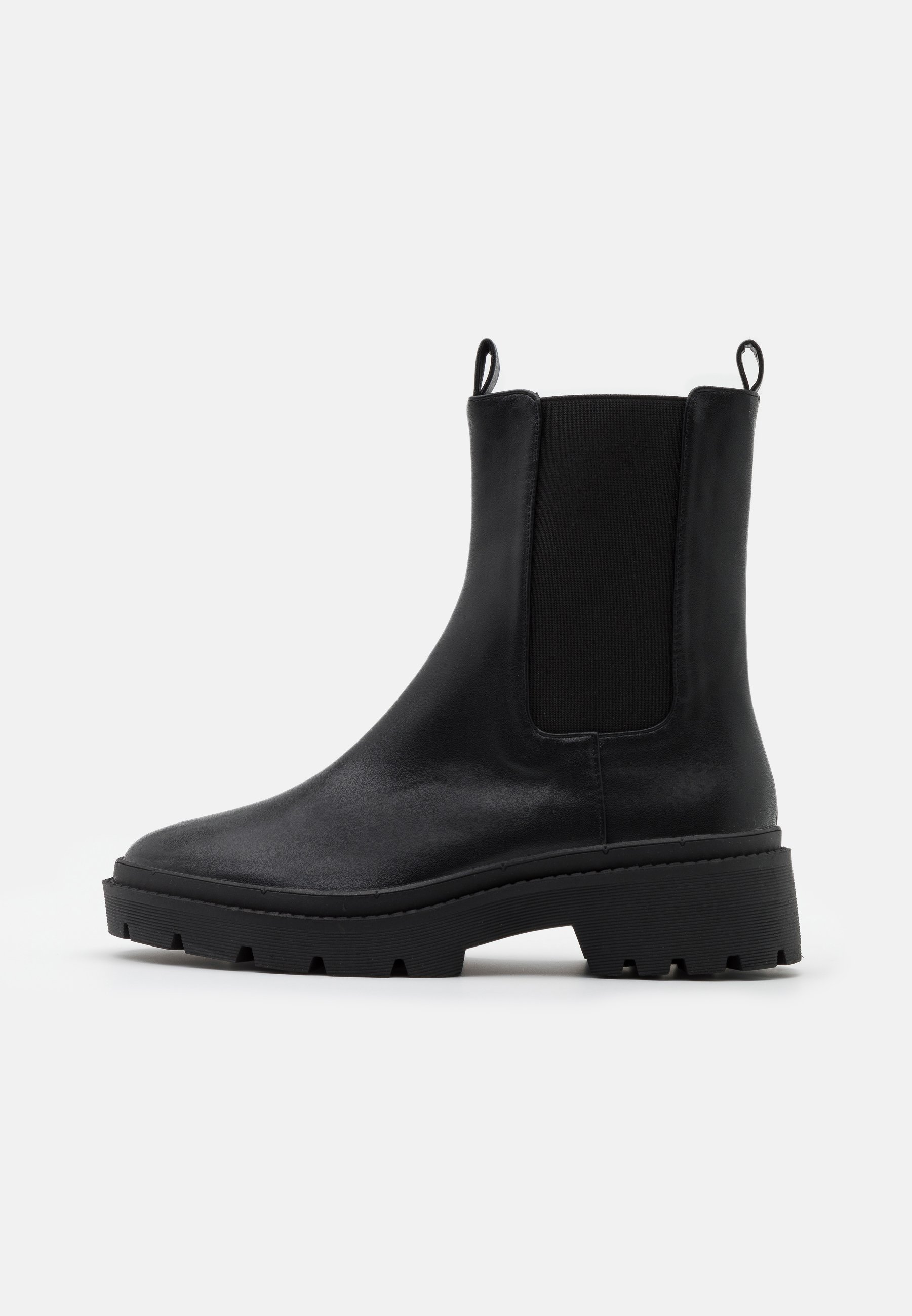 Nly by Nelly HIGH CHELSEA BOOT - Enkellaarsjes met plateauzool -  black/zwart - Zalando.nl