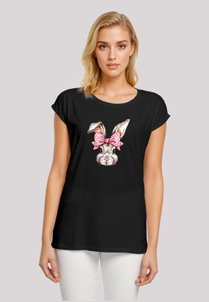 Print T-shirt - schwarz