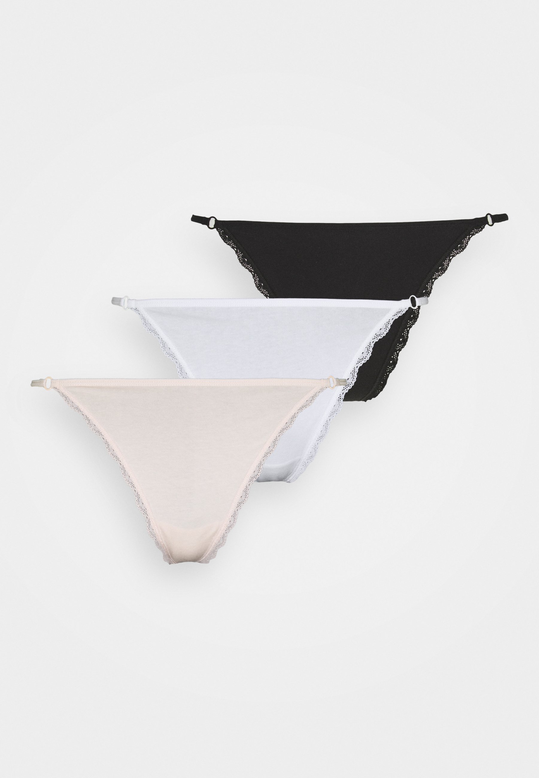 Women ONLCHARLEEN THONG 3 PACK - Thong Women ONLCHARLEEN THONG 3 PACK - Thong
