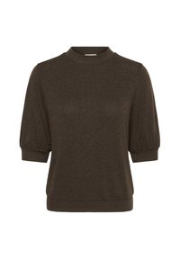 Strickpullover - chocolate brown melange