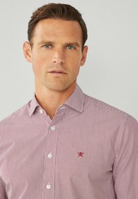 Hackett London ESSENTIAL FINE BENGAL STRIPE - Skjorta - red