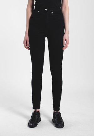 Dr.Denim, SOLITAIRE HIGH SKINNY - Jeggings - black