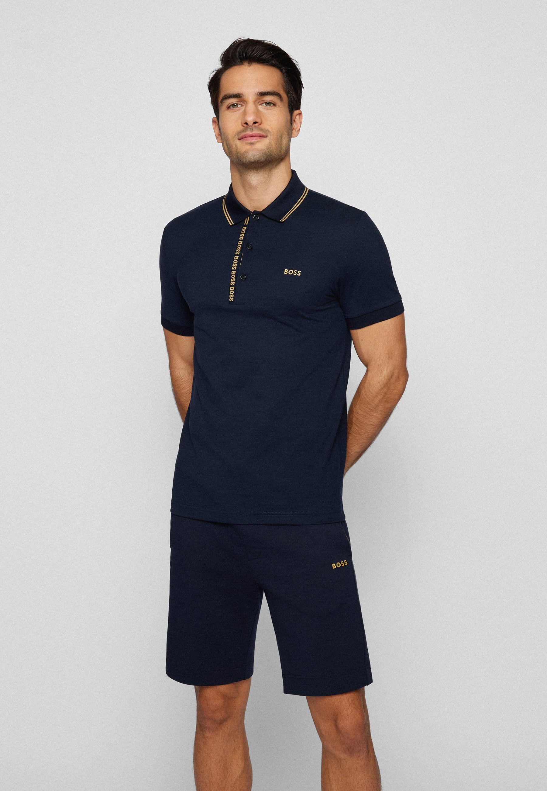 BOSS PAULE - Poloshirt - dark blue/donkerblauw - Zalando.nl