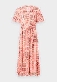 DRESS FEMININE PRINTED - Skjortklänning - berry red