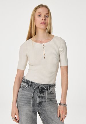 ALIDA - Strickpullover - cosy white