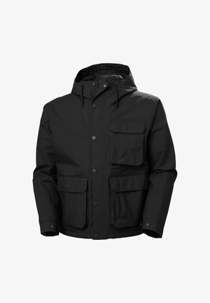 Helly Hansen, ESCAPE UTILITY RAIN - Vodotěsná bunda - black