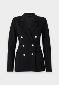 Good American PONTE EMBELLISHED DOUBLE BREASTED  - Suknjič - black