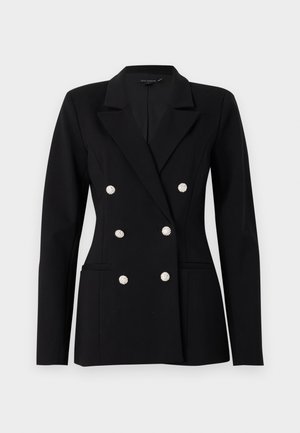 Good American PONTE EMBELLISHED DOUBLE BREASTED  - Σακάκι - black