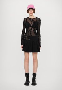 Versace Jeans Couture Top s dlhým rukávom - black