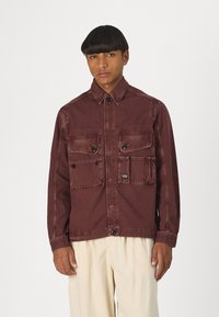 G-STAR UTILITY OVERSHIRT - Chaqueta vaquera - faded autumn leaves