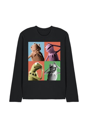 Disney, THE MUPPETS KERMIT THE FROG POSES - Long sleeved top - black