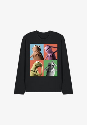 Disney, THE MUPPETS KERMIT THE FROG POSES - Long sleeved top - black