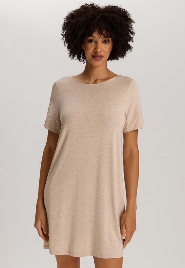 NATURAL ELEGANCE - Nachthemd - toffee melange