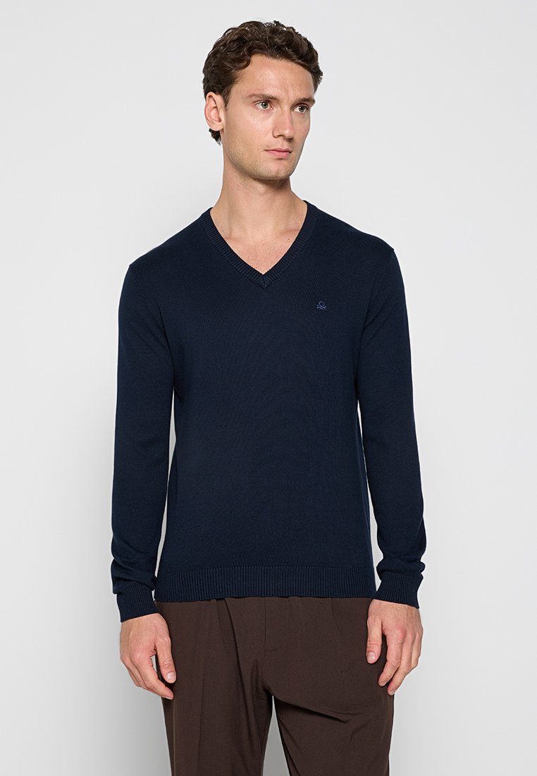 United Colors of Benetton Trui donkerblauw United Colors of Benetton Trui donkerblauw