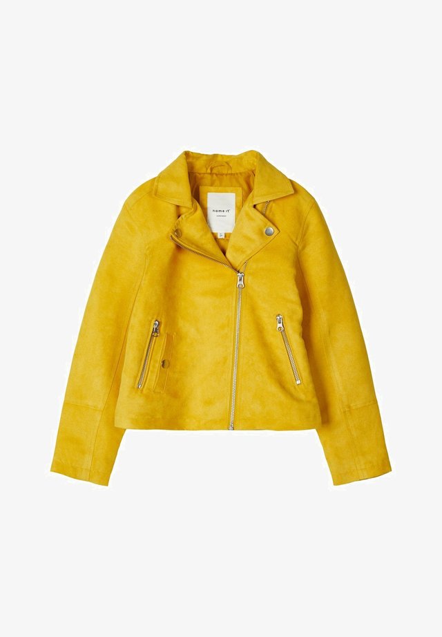 Gelbe Lederjacken Fur Damen Zalando