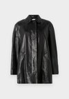 L0PE361L - Giacca di pelle - black