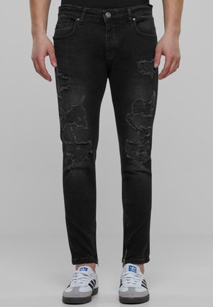 Slim fit jeans - black