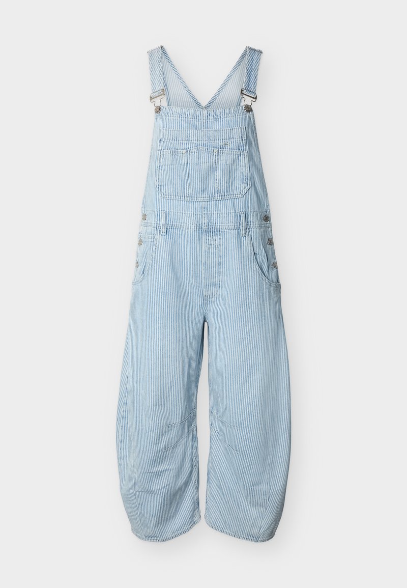 GAP Petite HORSESHOE OVERALL RAILROAD STRIPE - Salopette in denim ...