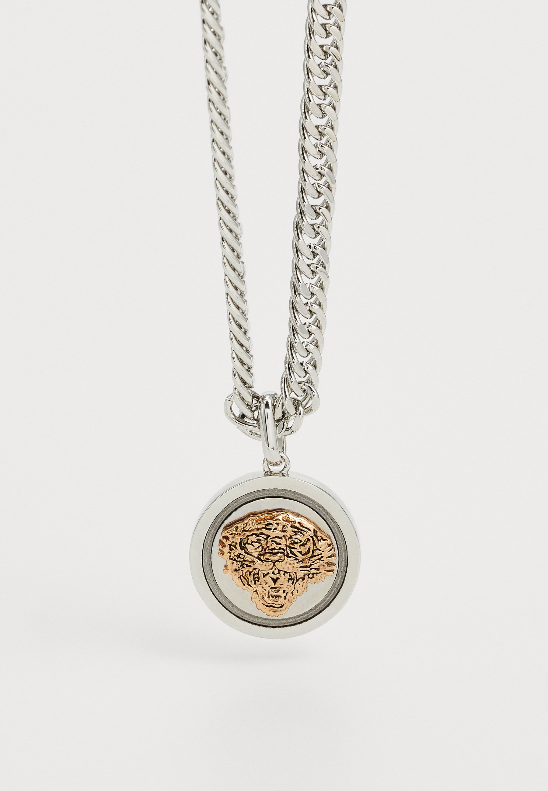 Ed Hardy TIGER EMBOSSED COIN PENDANT CHAIN NECKLACE UNISEX
