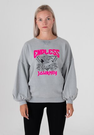 GARMENT DYE BALLOON SLEEVE ENDLESS - Sweatshirt - grey wash