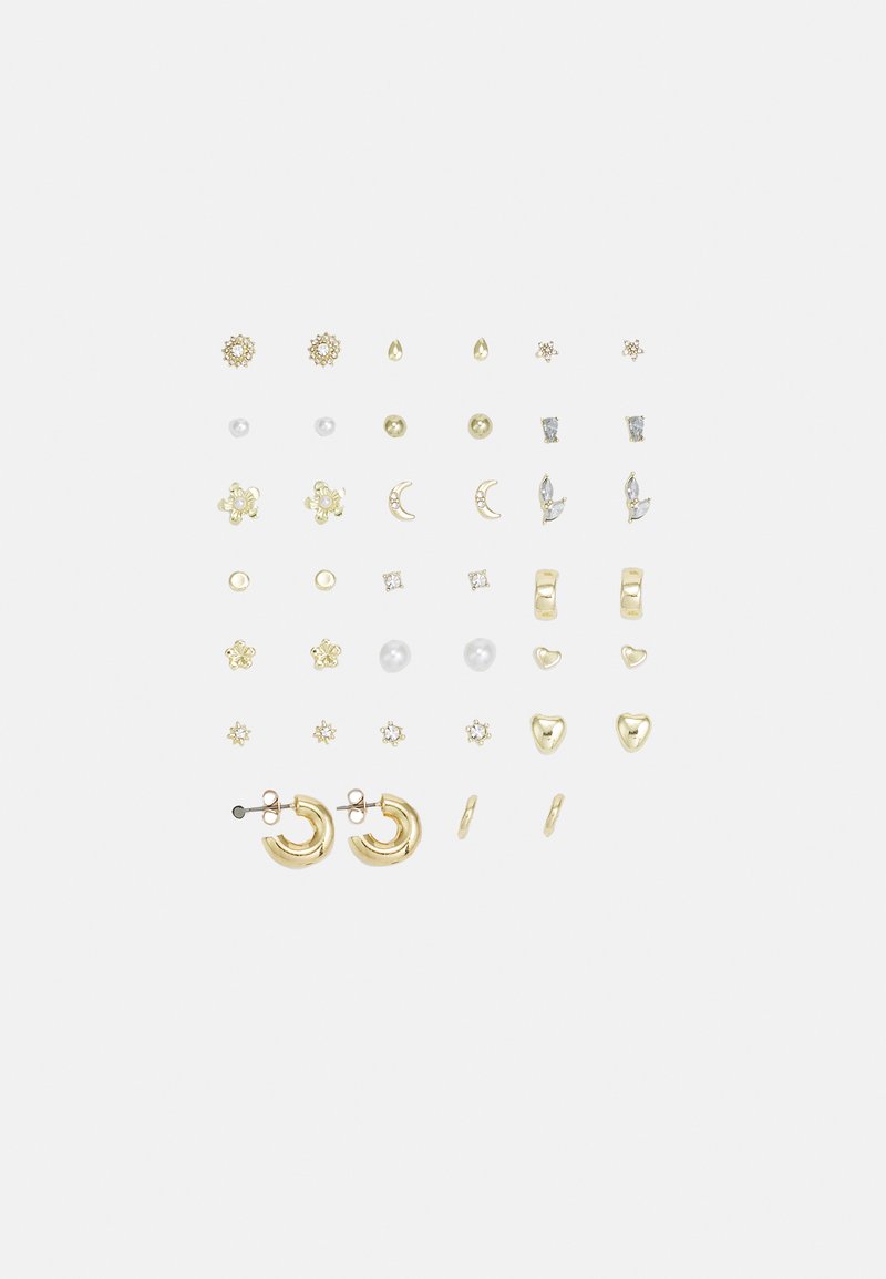 Pieces 20 PACK EARSTUDS - Auskari - gold-coloured