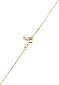 Guldfarvet metal kædede halskæde med et struktureret, vævet design, der har en sikker lobster clasp og justerbare længdedetaljer.